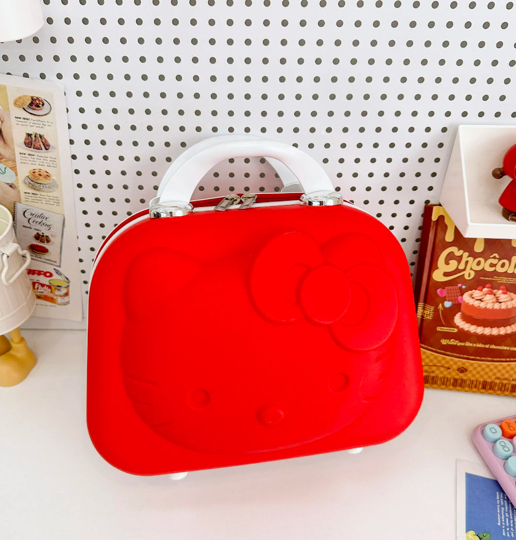 Travel Cosmetic Organizer Hello Kitty Red