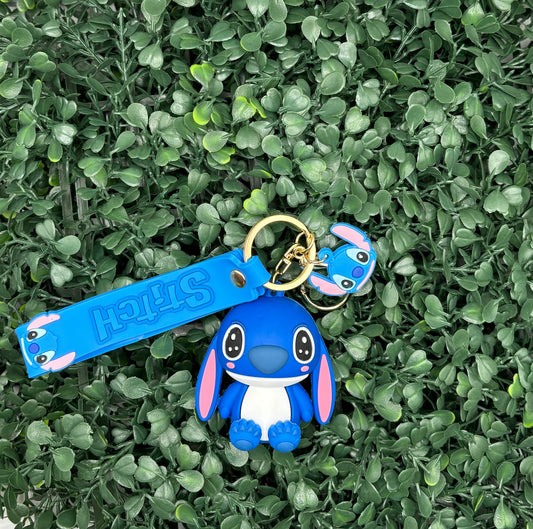 Key Chain Lilo & Sitch Character Blue