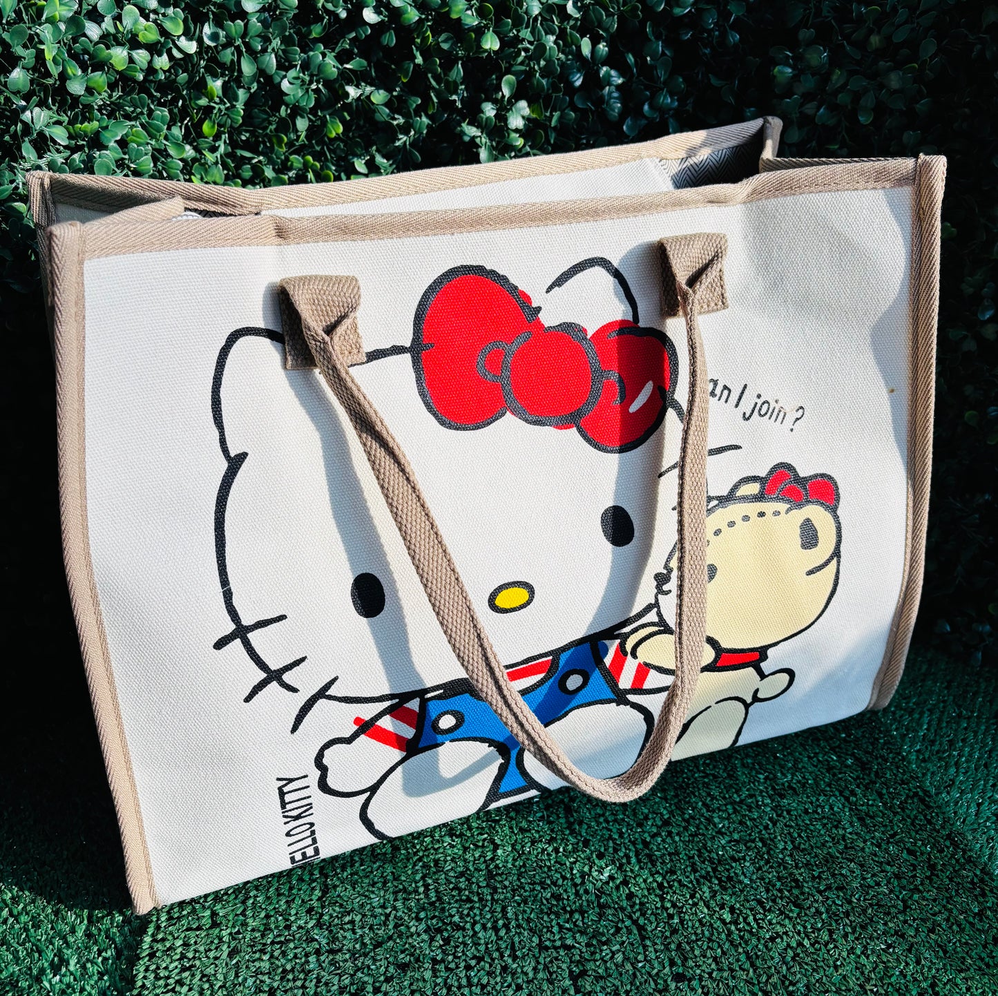 Tote Bag Hello Kitty with bear love