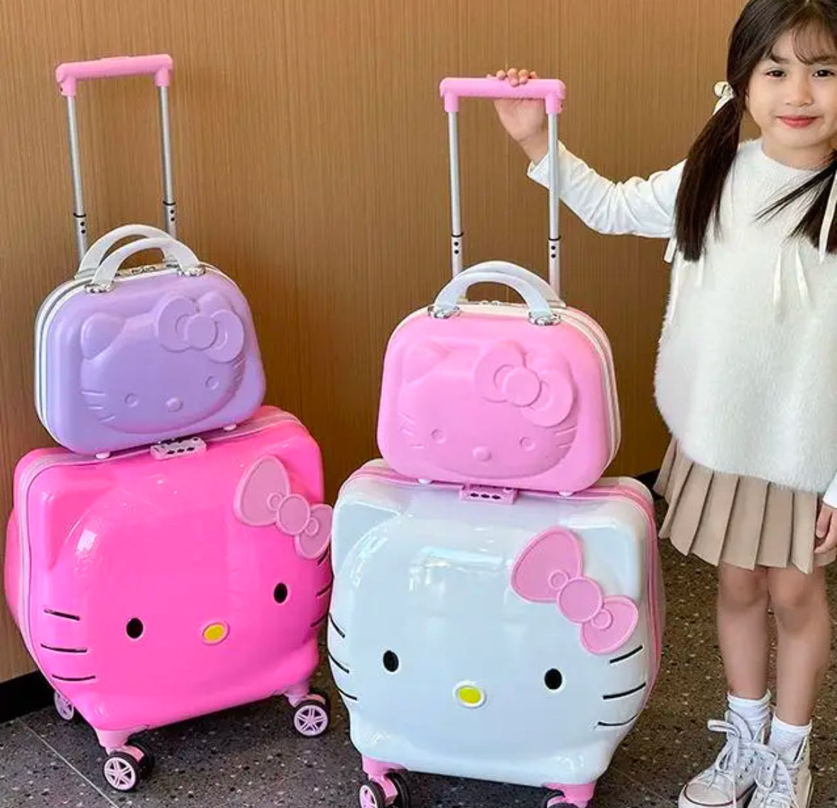 Travel Cosmetic Organizer Hello Kitty Red